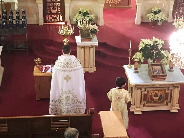 Pictures from the Feast of Theophany service