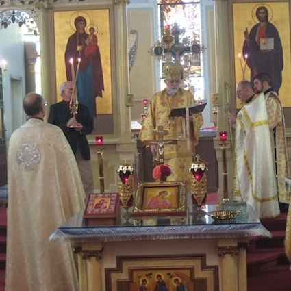 Photo of Fr. Michael's retirement service