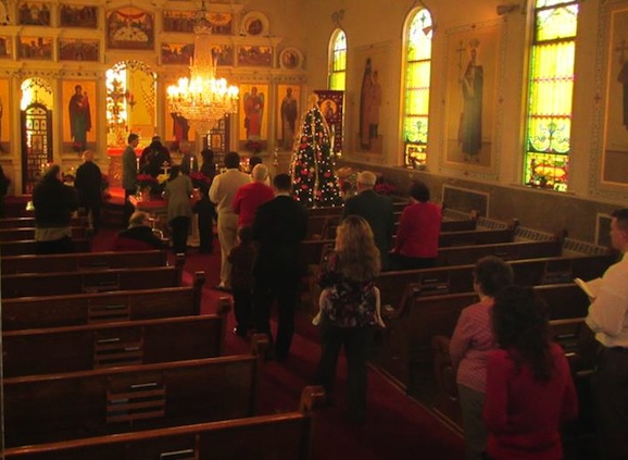 Photo of the 2015 Nativity service