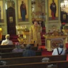 Photo of Archbishop Mark delivering the sermon