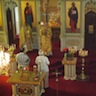 Photo of Father John and Archbishop Mark celebrating the Divine Liturgy