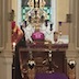 Photo of the alter during Veneration of the Holy Cross
