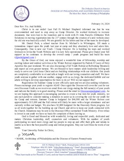St. Tikhons summer camp flyer 2024