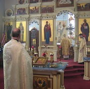 Photo of Fr. Michael's retirement service
