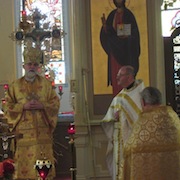 Photo of Fr. Michael's retirement service