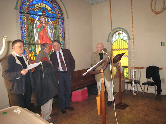 Photo of choir during lenten mission service