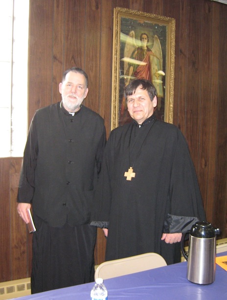 Photo of meal after lenten mission service