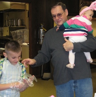 Photo of Easter egg dyeing