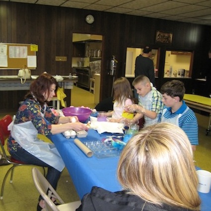 Photo of Easter egg dyeing