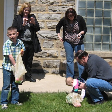 Photo of Pascha egg hunt