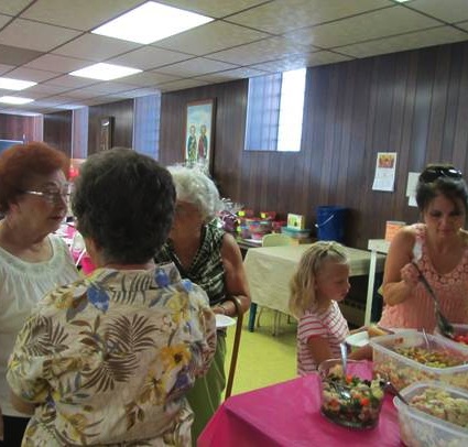 Parish cookout and raffle photos