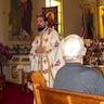 Photo of Father Steven delivering the Homily