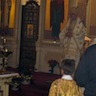 Photo of church interior during St. Michael's Day service