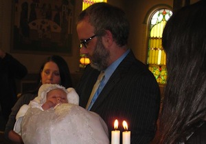 Photos of the baptism of Daniella Roper