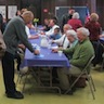 Photo of fellowship following Lenten Vespers