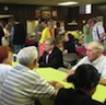 Photo of parishioners socializing during the parish picnic