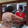 Photo of parishioners socializing during the parish picnic