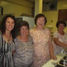 Photo of parishioners getting food during the parish picnic