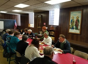 Photos from a breakfast honoring local veterans