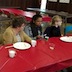 Photo of parish and veterans enjoying a breakfast honoring local veterans