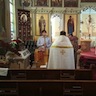 Photo of the blessing of the waters during the Theophany service