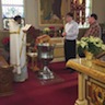 Photo of the blessing of the waters during the Theophany service