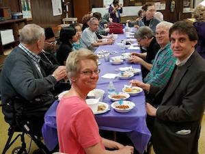 Photos from our Lenten potluck dinner