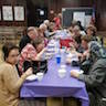 Photo of parishioners at our Lenten potluck dinner