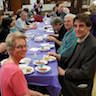 Photo of parishioners at our Lenten potluck dinner