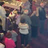Photo of parishioners during Palm Sunday services