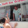 Photo of a parishioner getting ice cream at the annual_picnic