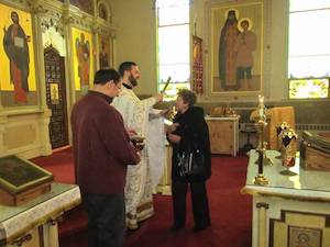 Photos from the Theophany service