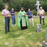 Photo from the blessing of parish grave sites