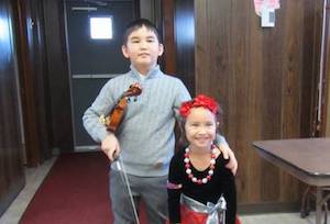 Photos from our violin recital