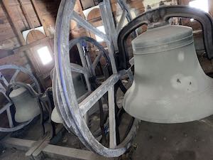 Photo from inside the church bell tower