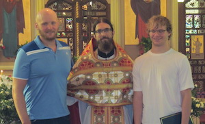 Photos from the baptism of Alex and Justin Scott.