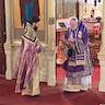 Photo of Father Vjekoslav and His Eminence, Archbishop Mark, who is holding the Nabedrenik