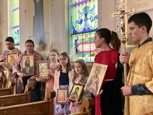 Photos from the Sunday of Orthodoxy service and the swearing-in of the new parish council.
